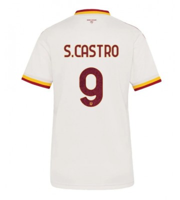 AS Roma Santiago Castro #9 Bortatröja Dam 2026-27 Kortärmad
